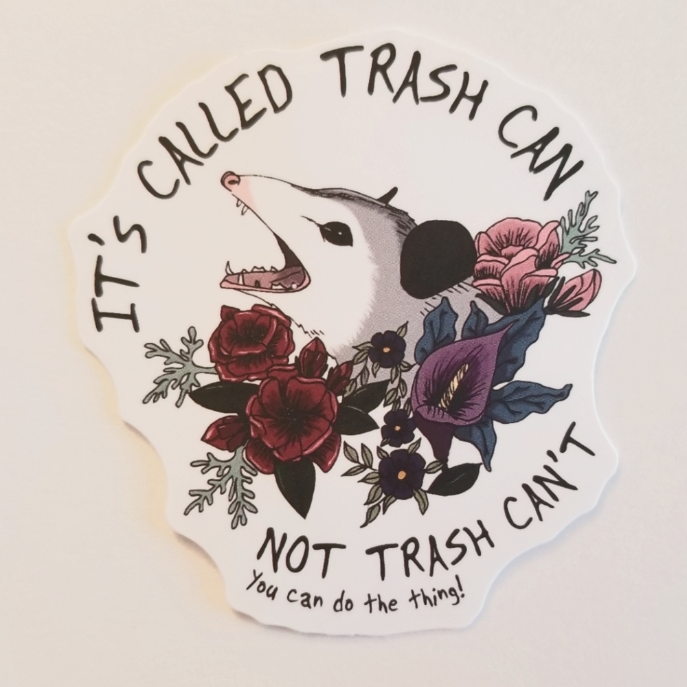 10/$10 Motivational Possum Sticker